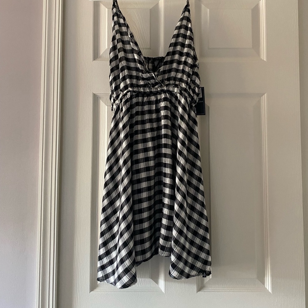 VOLCOM Checkered Dress